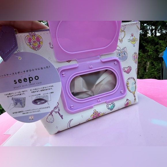 Pretty Guardian Sailor Moon Eternal Make Up Pouch Cosmetic Case Seppo - Picture 8 of 11